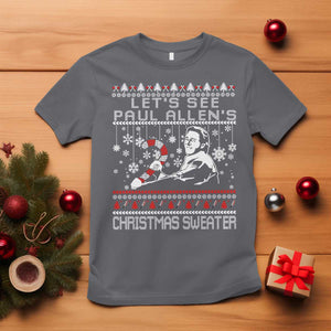 Funny Christmas Psycho T Shirt Lets See Paul Allens Christmas Sweater Serrial Killer Movie TS11 Charcoal Print Your Wear