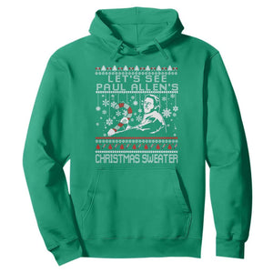 Funny Christmas Psycho Hoodie Lets See Paul Allens Christmas Sweater Serrial Killer Movie TS11 Irish Green Print Your Wear