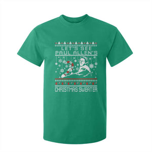 Funny Christmas Psycho T Shirt For Kid Lets See Paul Allens Christmas Sweater Serrial Killer Movie TS11 Irish Green Print Your Wear