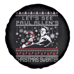 Funny Christmas Psycho Spare Tire Cover Lets See Paul Allens Christmas Sweater Serrial Killer Movie TS11 Print Your Wear