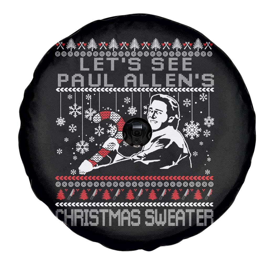 Funny Christmas Psycho Spare Tire Cover Lets See Paul Allens Christmas Sweater Serrial Killer Movie TS11 Print Your Wear
