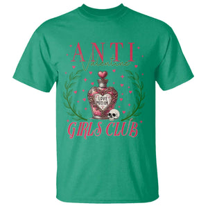 Funny Anti Valentine Girl Club T Shirt Love Potion Skull TS11 Irish Green Print Your Wear