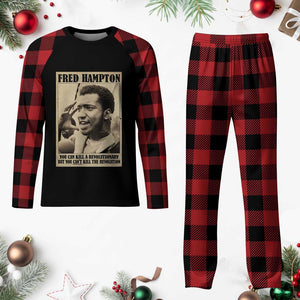 Fred Hampton Quote Plaid Pajama Set You Can Kill A Revolutionary But You Cant Kill The Revolution TS11 Buffalo Plaid Print Your Wear