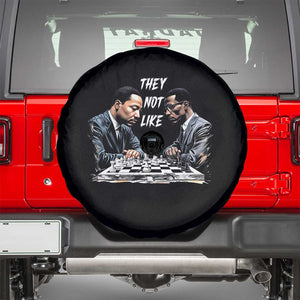 Martin Luther King Malcolm X Spare Tire Cover They Not Like Us Black Leaders TS11 Black Print Your Wear