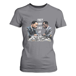 Martin Luther King Malcolm X T Shirt For Women They Not Like Us Black Leaders TS11 Charcoal Print Your Wear