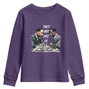 Martin Luther King Malcolm X Youth Sweatshirt They Not Like Us Black Leaders TS11 Purple Print Your Wear