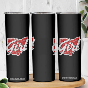 Buckeye Girl Ohio Home State Skinny Tumbler TS11 Print Your Wear