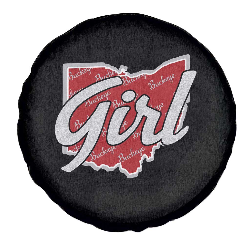 Buckeye Girl Ohio Home State Spare Tire Cover TS11 Print Your Wear