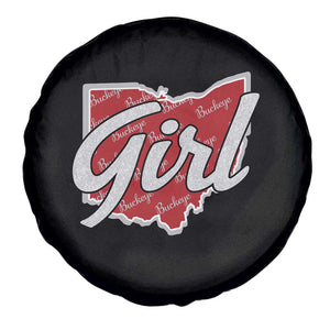 Buckeye Girl Ohio Home State Spare Tire Cover TS11 Print Your Wear