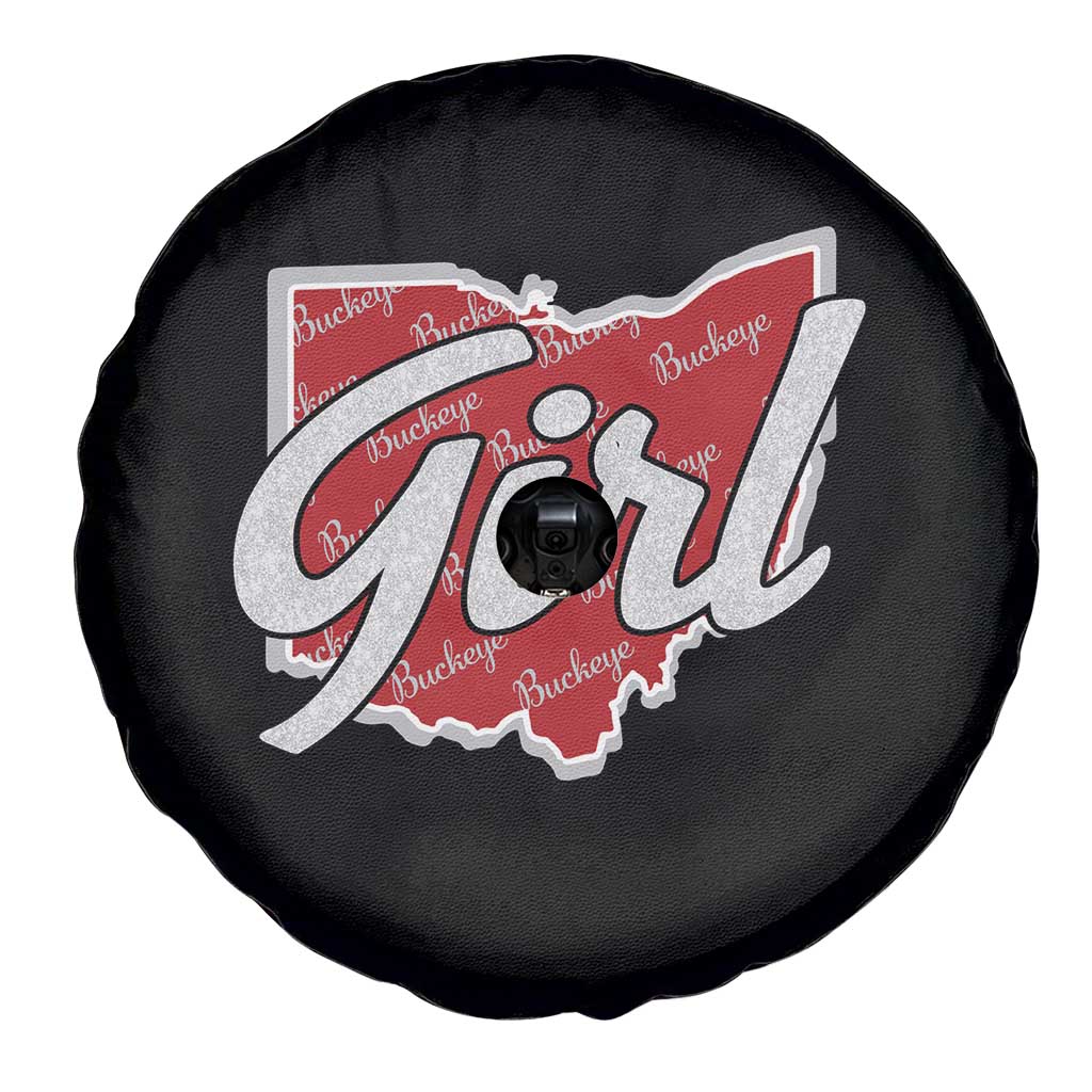 Buckeye Girl Ohio Home State Spare Tire Cover TS11 Print Your Wear