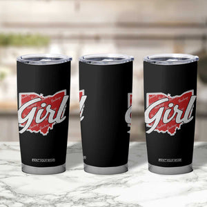 Buckeye Girl Ohio Home State Tumbler Cup TS11 Print Your Wear