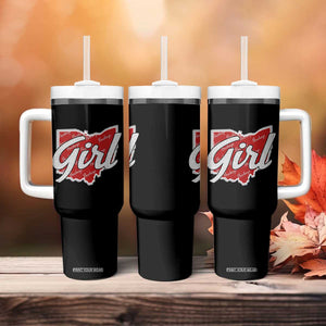 Buckeye Girl Ohio Home State Tumbler With Handle TS11 Print Your Wear