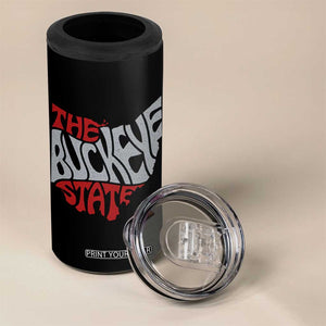 Funny Ohio Pride The Buckeye State 4 in 1 Can Cooler Tumbler Map Of Ohio State TS11 Print Your Wear