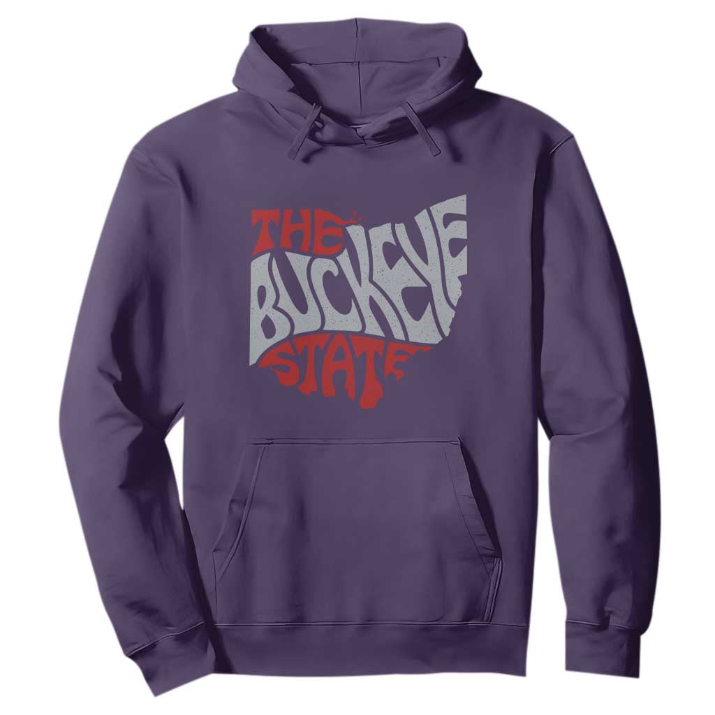 Funny Ohio Pride The Buckeye State Hoodie Map Of Ohio State TS11 Purple Print Your Wear