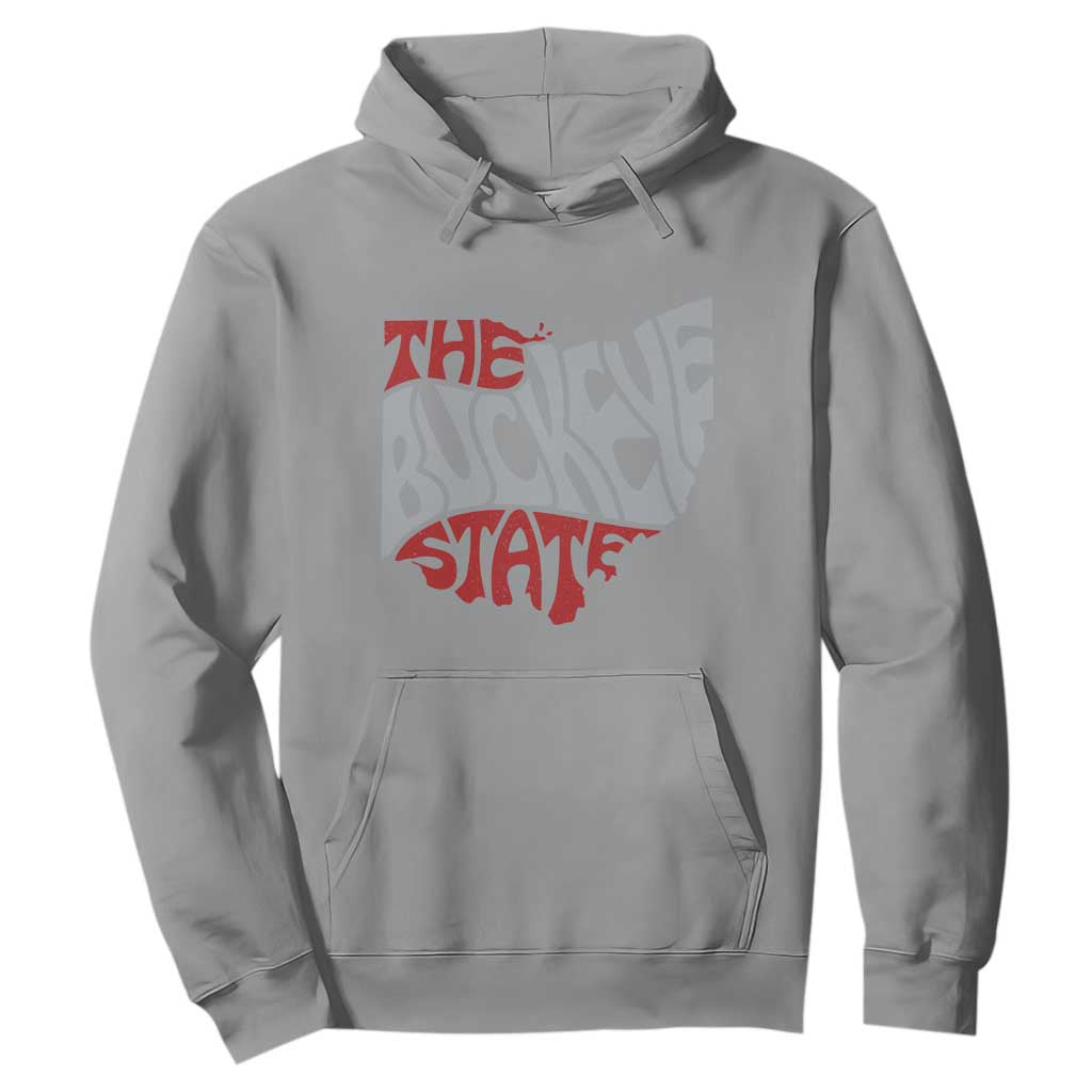 Funny Ohio Pride The Buckeye State Hoodie Map Of Ohio State TS11 Sport Gray Print Your Wear