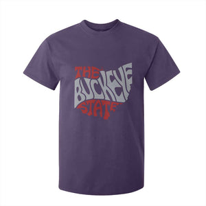 Funny Ohio Pride The Buckeye State T Shirt For Kid Map Of Ohio State TS11 Purple Print Your Wear