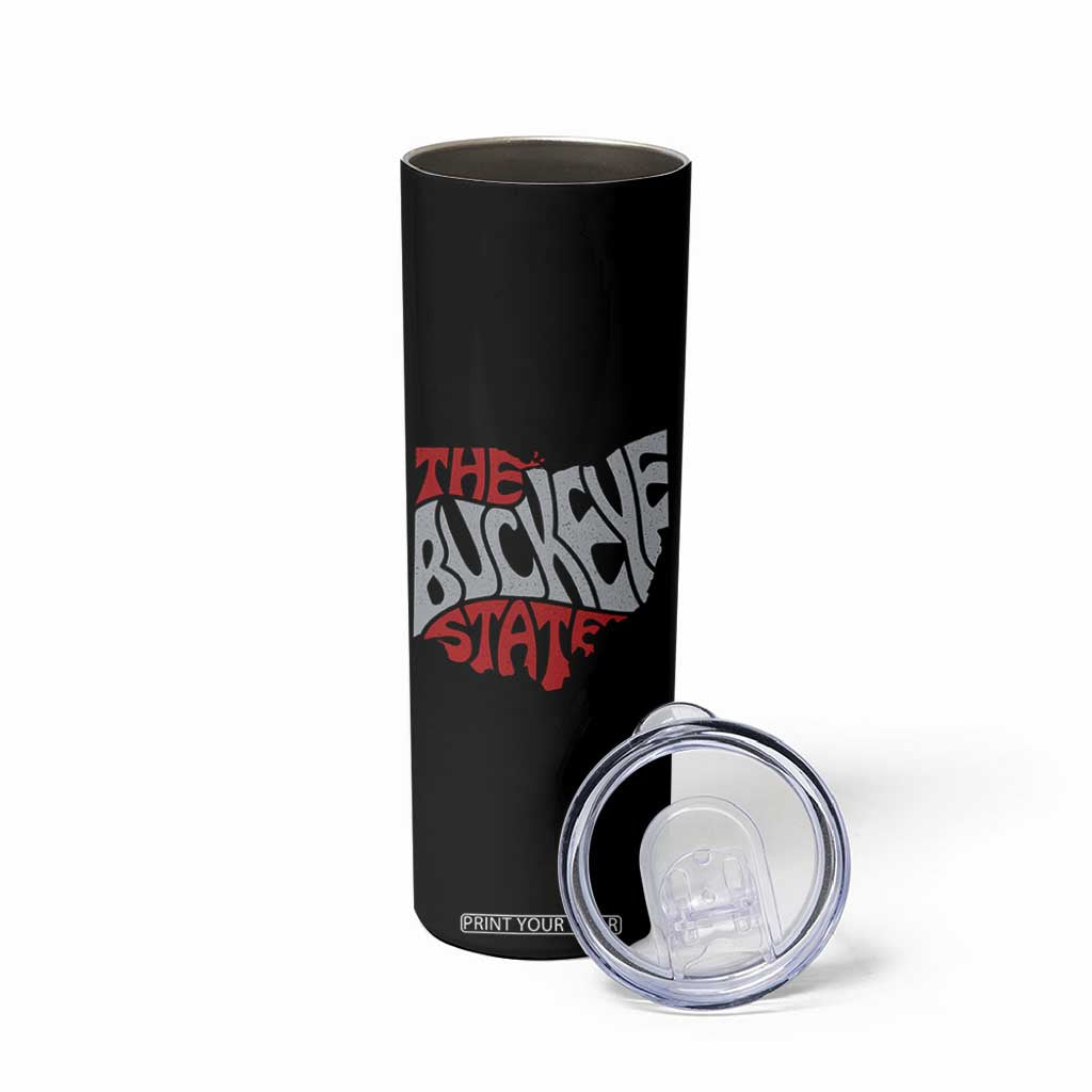 Funny Ohio Pride The Buckeye State Skinny Tumbler Map Of Ohio State TS11 Print Your Wear