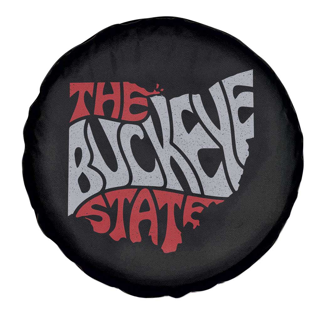 Funny Ohio Pride The Buckeye State Spare Tire Cover Map Of Ohio State TS11 Print Your Wear
