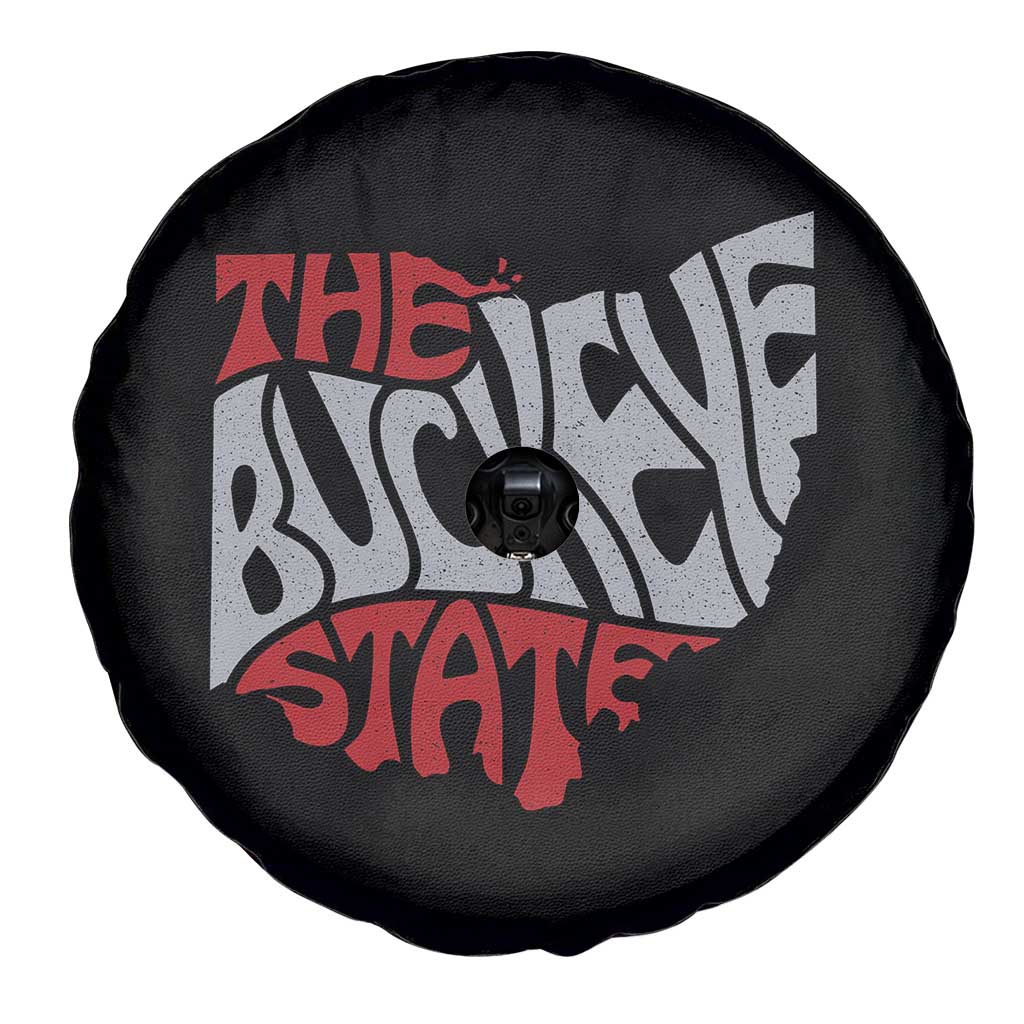 Funny Ohio Pride The Buckeye State Spare Tire Cover Map Of Ohio State TS11 Print Your Wear