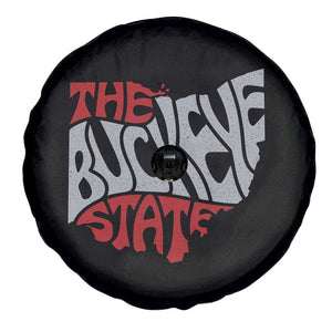 Funny Ohio Pride The Buckeye State Spare Tire Cover Map Of Ohio State TS11 Print Your Wear