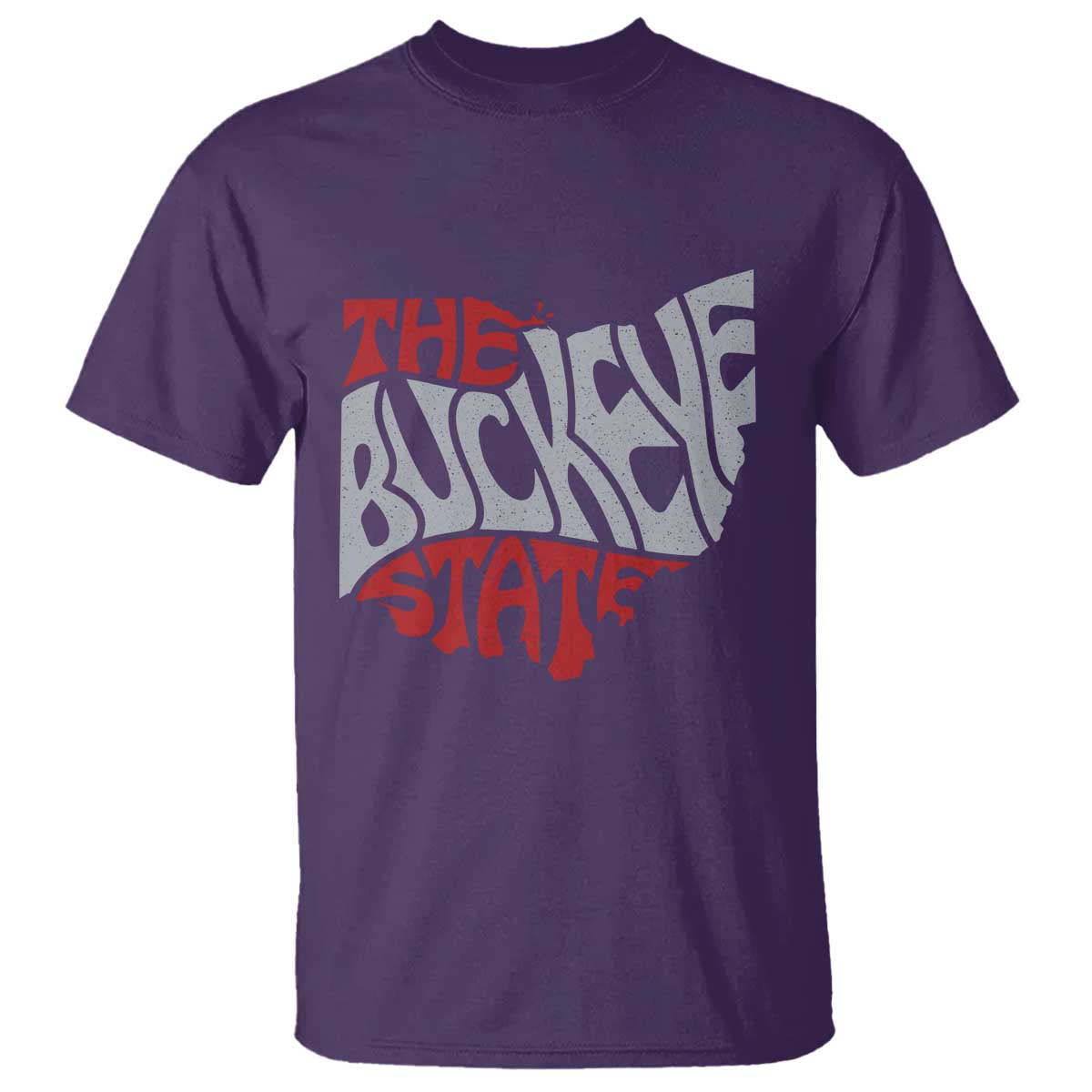 Funny Ohio Pride The Buckeye State T Shirt Map Of Ohio State TS11 Purple Print Your Wear