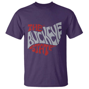 Funny Ohio Pride The Buckeye State T Shirt Map Of Ohio State TS11 Purple Print Your Wear