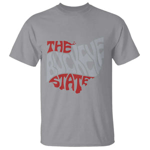 Funny Ohio Pride The Buckeye State T Shirt Map Of Ohio State TS11 Sport Gray Print Your Wear