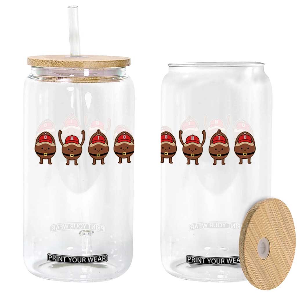 Funny Ohio Buckeye Glass Can Proud Ohio Sports Game Day TS11 Print Your Wear