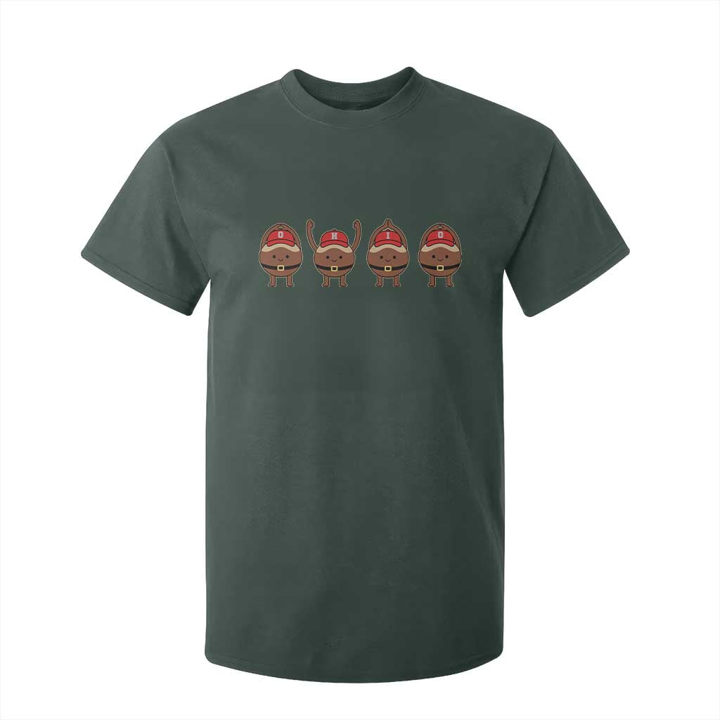 Funny Ohio Buckeye T Shirt For Kid Proud Ohio Sports Game Day TS11 Dark Forest Green Print Your Wear