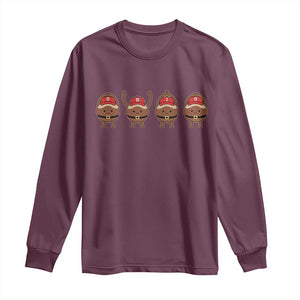 Funny Ohio Buckeye Long Sleeve Shirt Proud Ohio Sports Game Day TS11 Maroon Print Your Wear