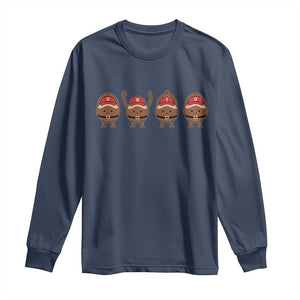 Funny Ohio Buckeye Long Sleeve Shirt Proud Ohio Sports Game Day TS11 Navy Print Your Wear