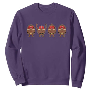 Funny Ohio Buckeye Sweatshirt Proud Ohio Sports Game Day TS11 Purple Print Your Wear