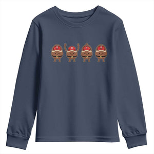 Funny Ohio Buckeye Youth Sweatshirt Proud Ohio Sports Game Day TS11 Navy Print Your Wear