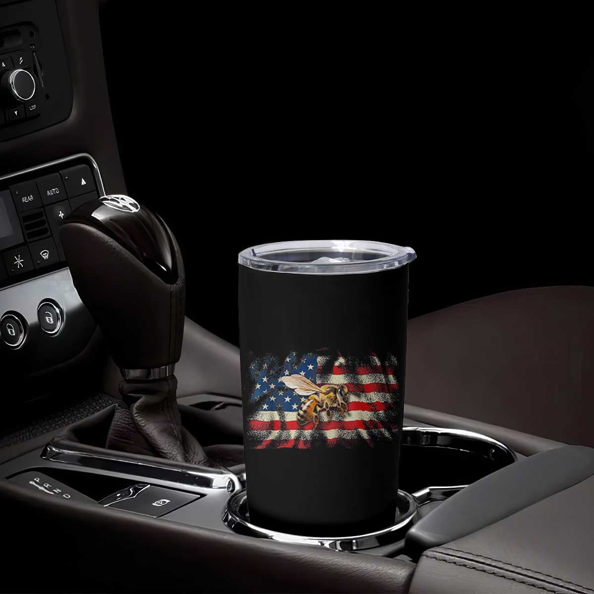 Patriotic Beekeeper Tumbler Cup Bee American Flag Beekeeping TS11 Print Your Wear