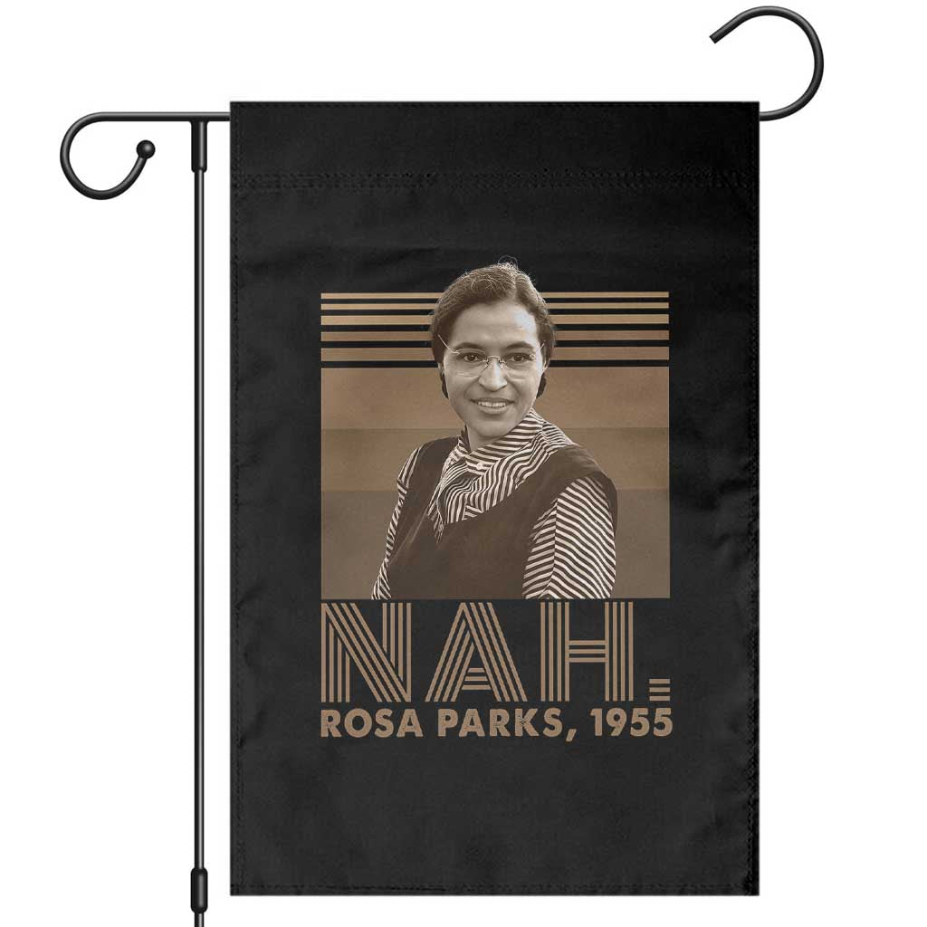 Rosa Parks Quote Garden Flag Nah 1955 Melanin Black History Month TS11 Black Print Your Wear