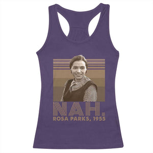 Rosa Parks Quote Racerback Tank Top Nah 1955 Melanin Black History Month TS11 Purple Print Your Wear