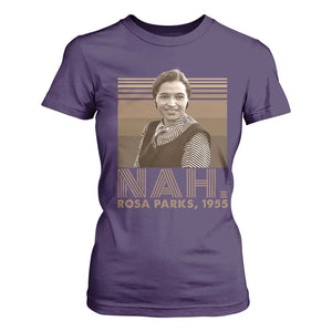 Rosa Parks Quote T Shirt For Women Nah 1955 Melanin Black History Month TS11 Purple Print Your Wear