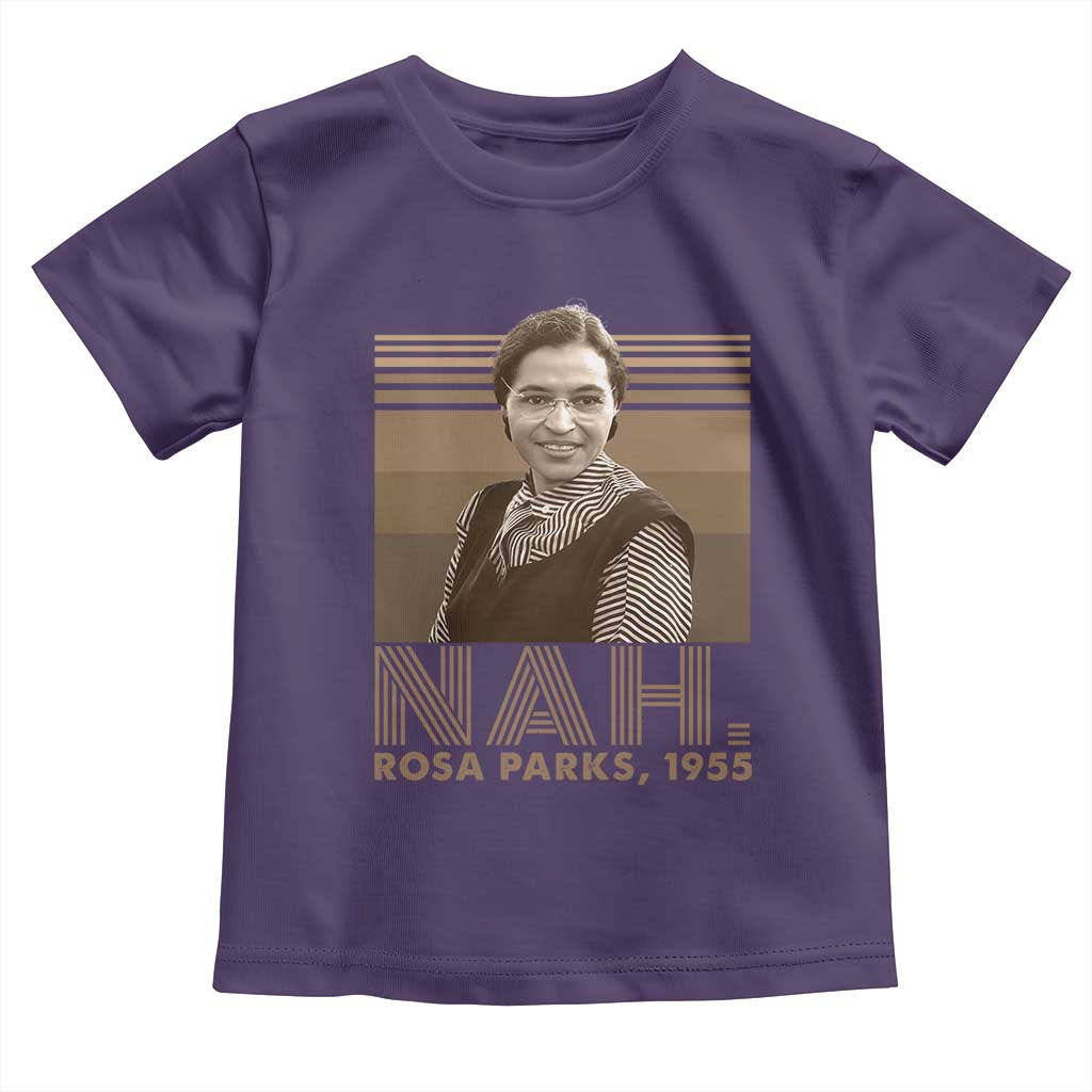 Rosa Parks Quote Toddler T Shirt Nah 1955 Melanin Black History Month TS11 Purple Print Your Wear