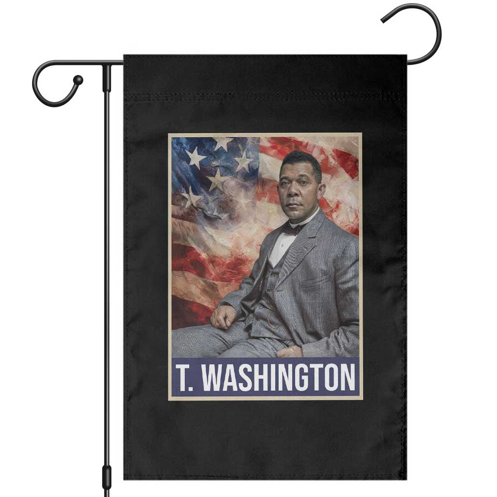 Booker Taliaferro Washington Garden Flag African American Educator Black History Month TS11 Black Print Your Wear