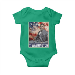 Booker Taliaferro Washington Baby Onesie African American Educator Black History Month TS11 Irish Green Print Your Wear