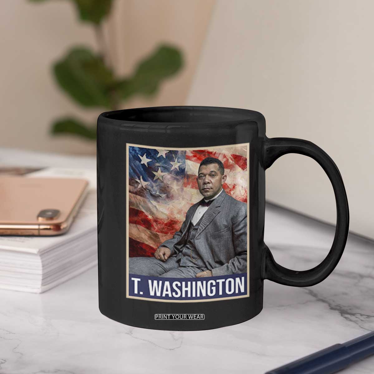 Booker Taliaferro Washington Coffee Mug African American Educator Black History Month TS11 Print Your Wear