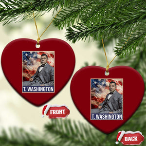 Booker Taliaferro Washington Ceramic Ornament African American Educator Black History Month TS11 Print Your Wear