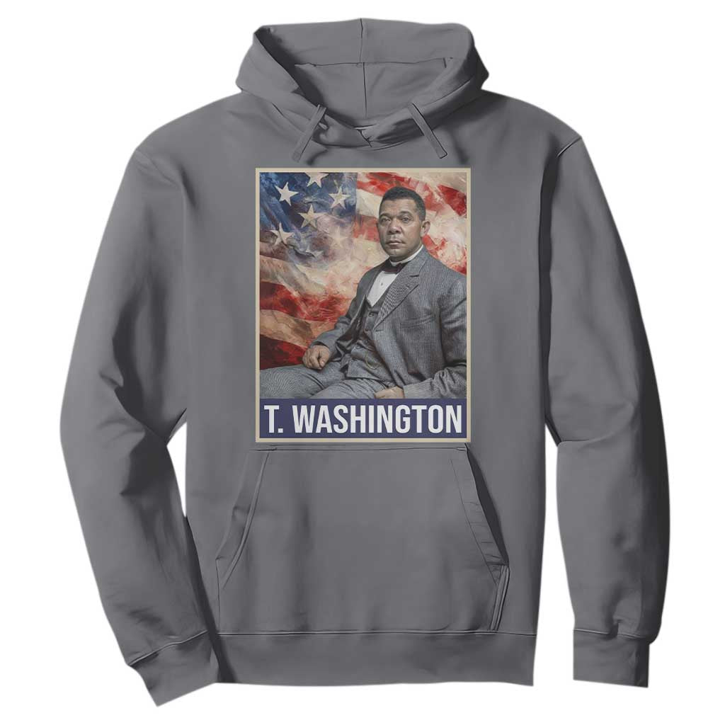 Booker Taliaferro Washington Hoodie African American Educator Black History Month TS11 Charcoal Print Your Wear