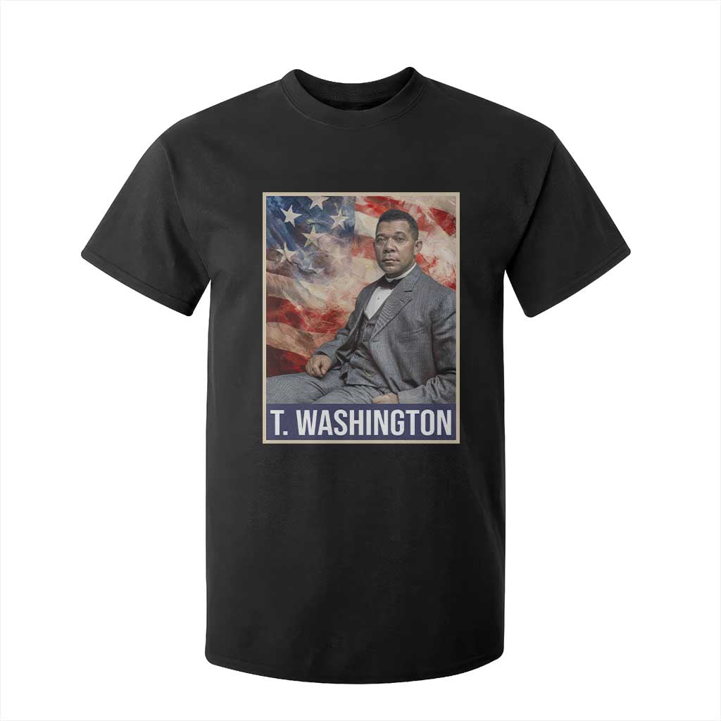 Booker Taliaferro Washington T Shirt For Kid African American Educator Black History Month TS11 Black Print Your Wear
