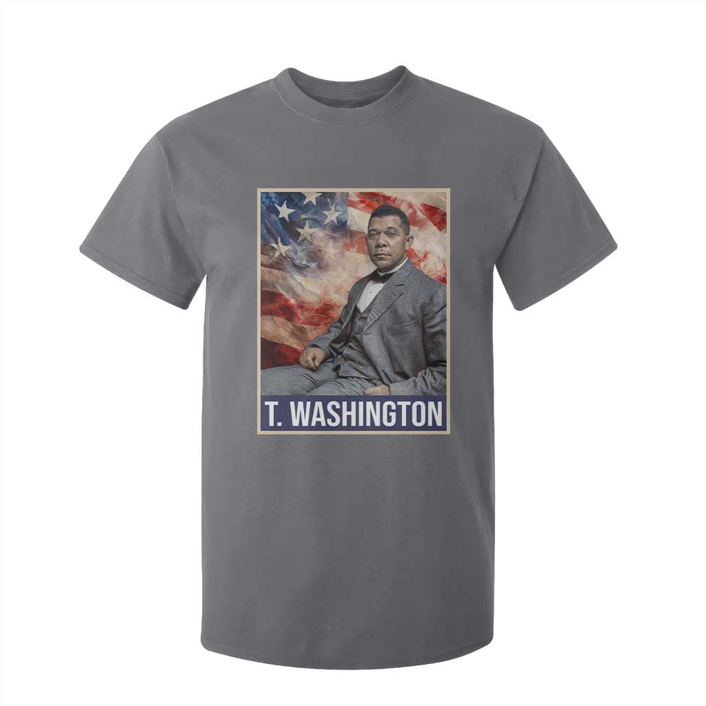 Booker Taliaferro Washington T Shirt For Kid African American Educator Black History Month TS11 Charcoal Print Your Wear