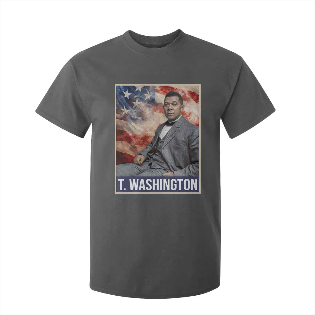 Booker Taliaferro Washington T Shirt For Kid African American Educator Black History Month TS11 Dark Heather Print Your Wear