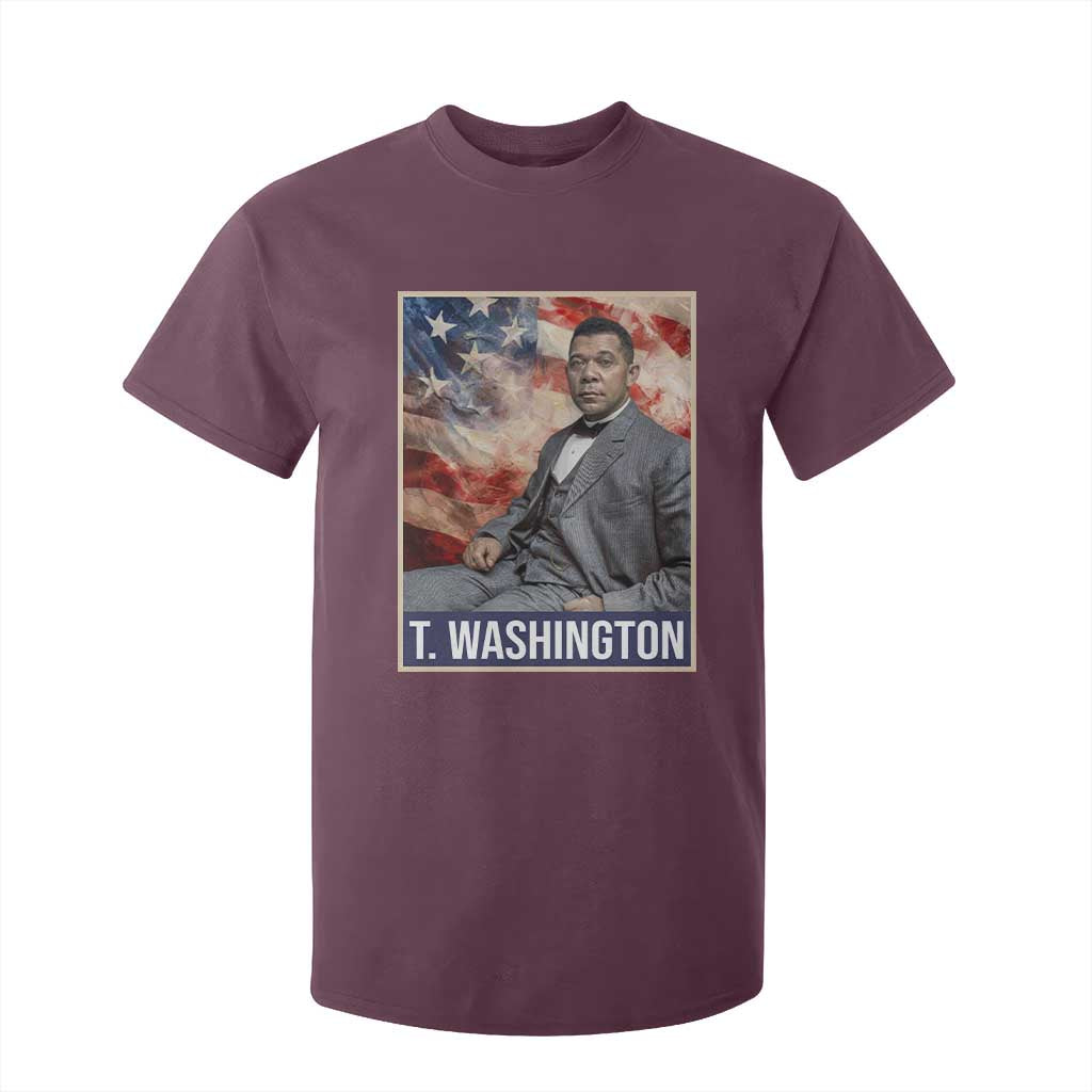 Booker Taliaferro Washington T Shirt For Kid African American Educator Black History Month TS11 Maroon Print Your Wear