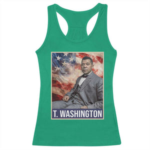 Booker Taliaferro Washington Racerback Tank Top African American Educator Black History Month TS11 Irish Green Print Your Wear