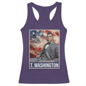 Booker Taliaferro Washington Racerback Tank Top African American Educator Black History Month TS11 Purple Print Your Wear
