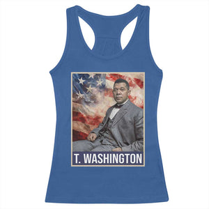 Booker Taliaferro Washington Racerback Tank Top African American Educator Black History Month TS11 Royal Blue Print Your Wear